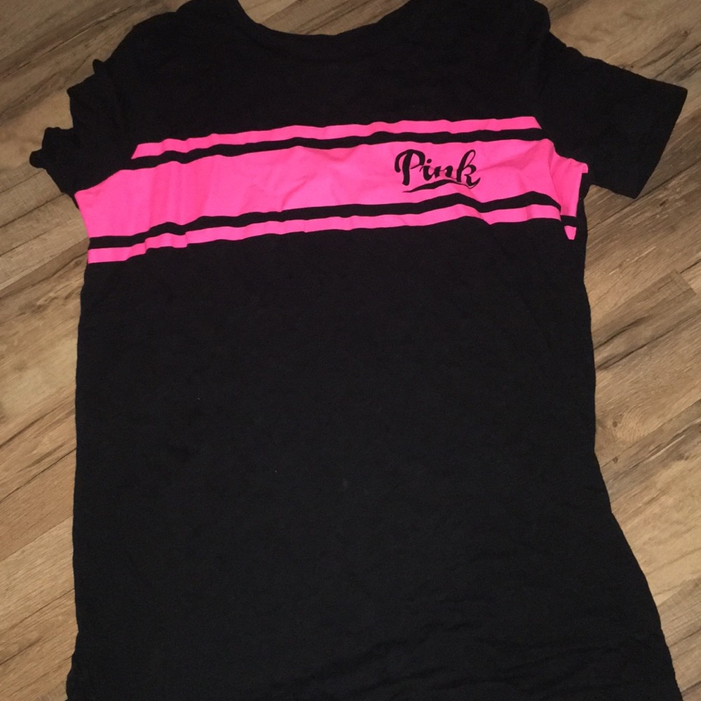 PINK black and pink T-shirt